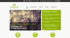 Desktop Screenshot of precont.se