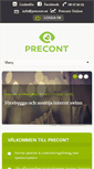 Mobile Screenshot of precont.se